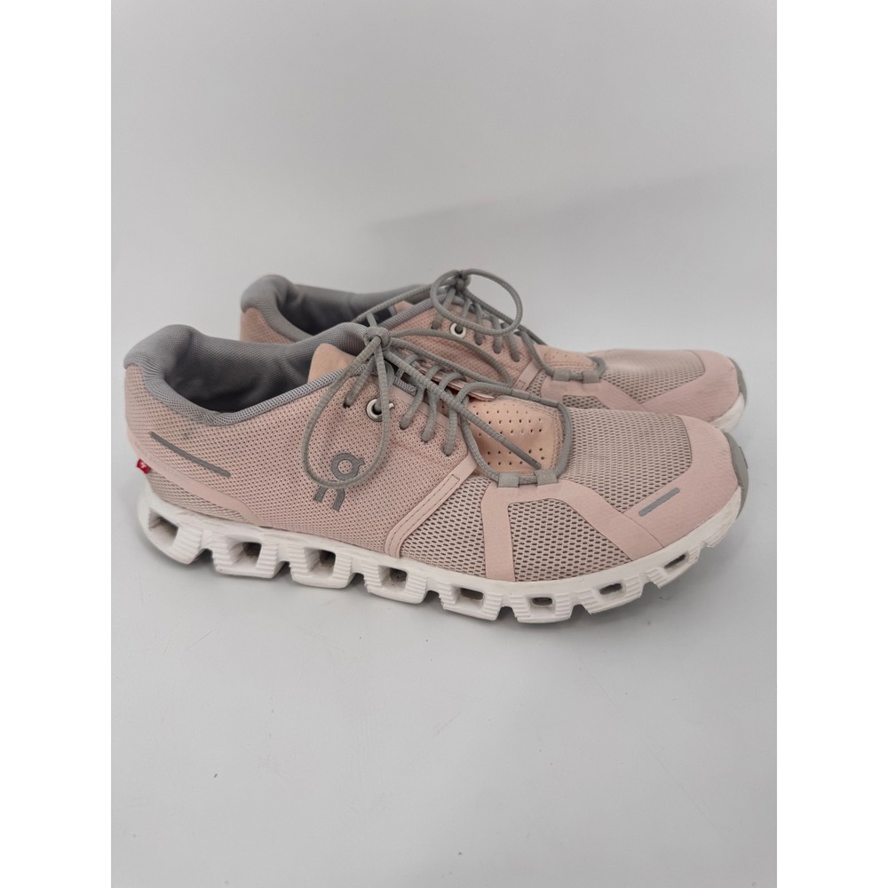 On Cloud Cloudrunning Women 9.5 Rose Gray Mesh Lightweight Running Shoes